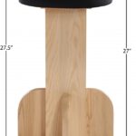 Wyatt Velvet Upholstered Bar / Counter Stool