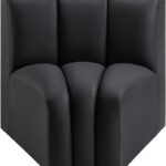Arc Vegan Leather Upholstered Curved Corner Modular Chair
