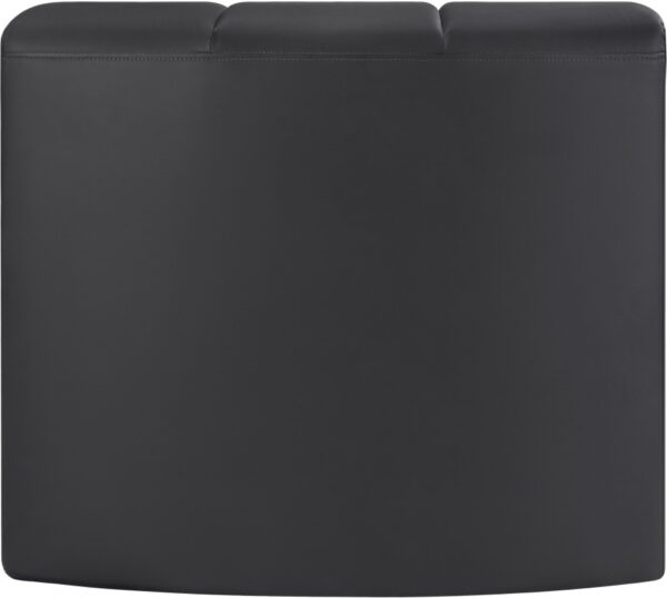 Arc Vegan Leather Upholstered Curved Corner Modular Chair