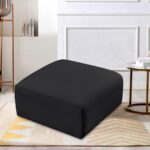 Arc Vegan Leather Upholstered Modular Ottoman