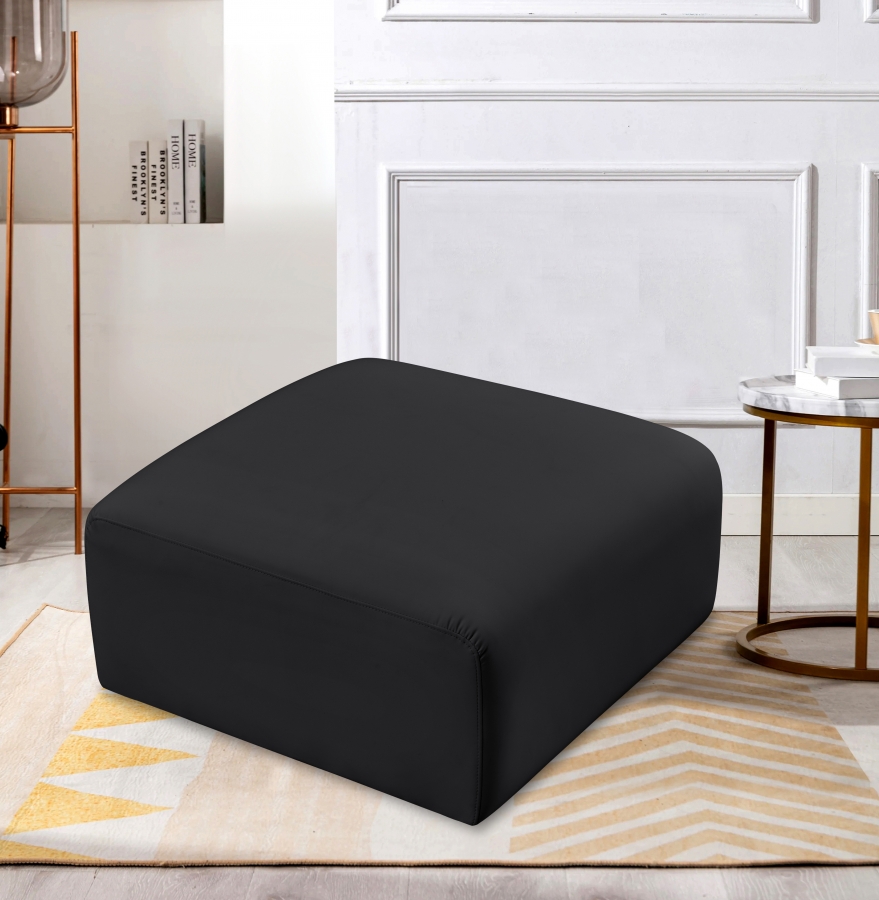 Arc Vegan Leather Upholstered Modular Ottoman