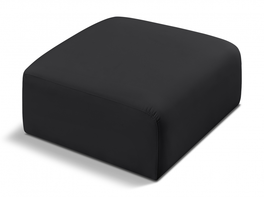 Arc Vegan Leather Upholstered Modular Ottoman