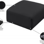 Arc Vegan Leather Upholstered Modular Ottoman