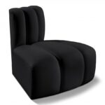 Arc Vegan Leather Upholstered Reverse Modular Corner Chair