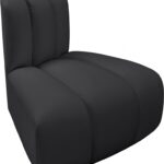 Arc Vegan Leather Upholstered Reverse Modular Corner Chair