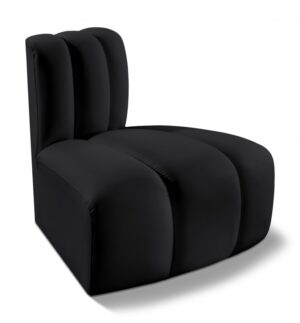 Arc Vegan Leather Upholstered Reverse Modular Corner Chair