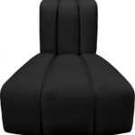 Arc Vegan Leather Upholstered Reverse Modular Corner Chair
