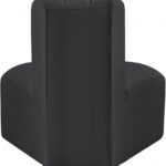 Arc Vegan Leather Upholstered Reverse Modular Corner Chair
