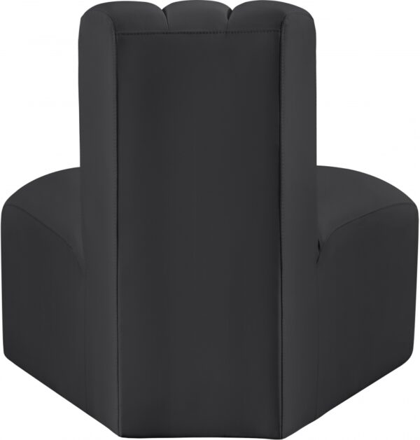 Arc Vegan Leather Upholstered Reverse Modular Corner Chair