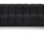 Arc 161" Vegan Leather Upholstered 10pc. Modular Sectional