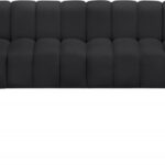 Arc 161" Vegan Leather Upholstered 10pc. Modular Sectional