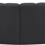 Arc 103" Vegan Leather Upholstered 4pc. Modular Sectional
