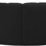 Arc 88" Vegan Leather Upholstered 4pc. Modular Sectional