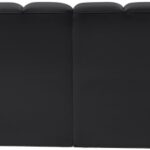 Arc 119" Vegan Leather Upholstered 4pc. Modular Sectional