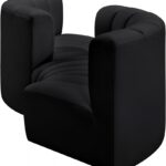 Arc 102" Vegan Leather Upholstered 4pc. Modular Sectional