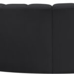 Arc 127" Vegan Leather Upholstered 5pc. Modular Sectional