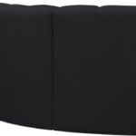 Arc 145" Vegan Leather Upholstered 6pc. Modular Sectional