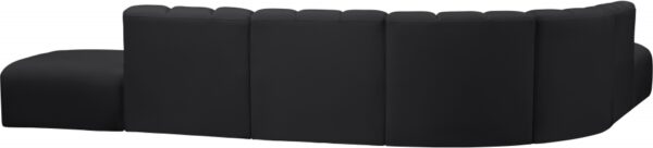 Arc 172" Vegan Leather Upholstered 7pc. Modular Sectional