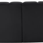 Arc 162" Vegan Leather Upholstered 8pc. Modular Sectional