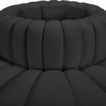 Arc 90" Vegan Leather Upholstered 8pc. Modular Sectional