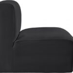 Arc Vegan Leather Upholstered Straight Modular Chair