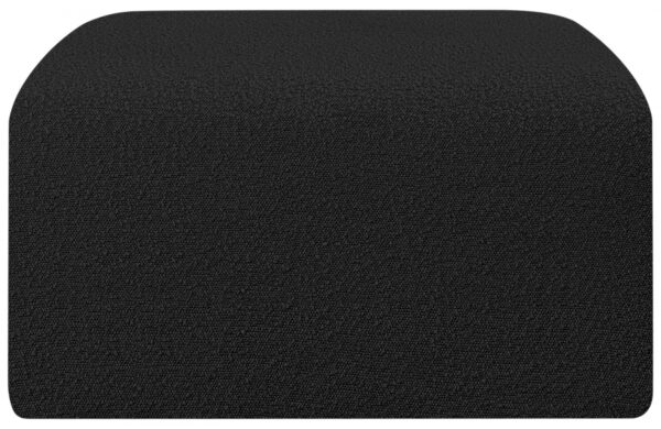 Arc Boucle Fabric Upholstered Modular Ottoman