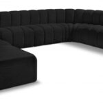 Arc 161" Boucle Fabric Upholstered 10pc. Modular Sectional