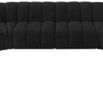 Arc 161" Boucle Fabric Upholstered 10pc. Modular Sectional