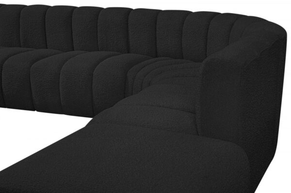 Arc 161" Boucle Fabric Upholstered 10pc. Modular Sectional