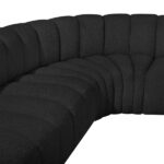 Arc 161" Boucle Fabric Upholstered 10pc. Modular Sectional