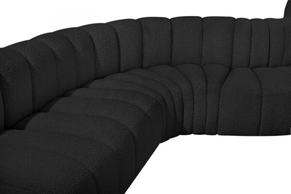 Arc 161" Boucle Fabric Upholstered 10pc. Modular Sectional