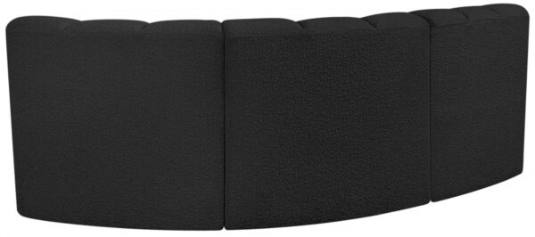 Arc 84" Boucle Fabric Upholstered 3pc. Modular Sectional