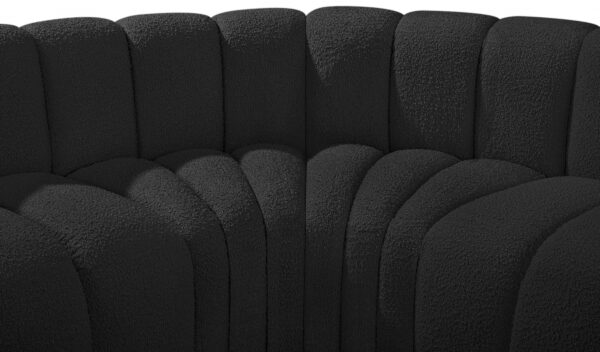 Arc 80" Boucle Fabric Upholstered 3pc. Modular Sectional