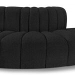 Arc 77" Boucle Fabric Upholstered 3pc. Modular Sectional