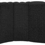 Arc 77" Boucle Fabric Upholstered 3pc. Modular Sectional