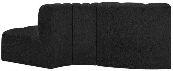 Arc 77" Boucle Fabric Upholstered 3pc. Modular Sectional