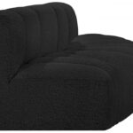 Arc 77" Boucle Fabric Upholstered 3pc. Modular Sectional
