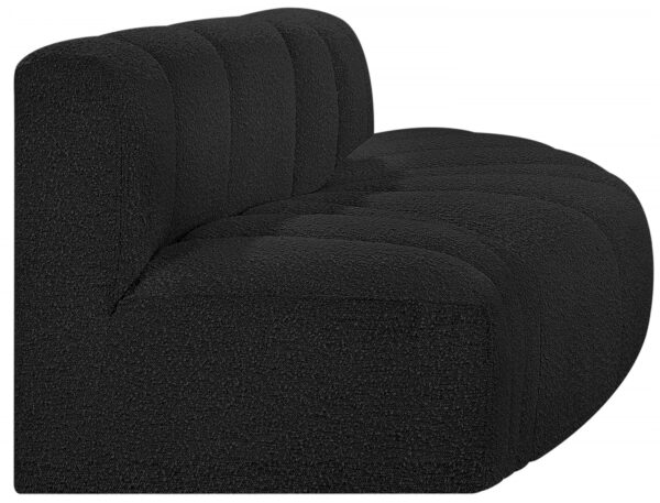 Arc 77" Boucle Fabric Upholstered 3pc. Modular Sectional