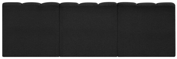 Arc 89.5" Boucle Fabric Upholstered 3pc. Modular Sectional
