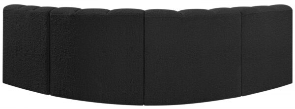 Arc 103" Boucle Fabric Upholstered 4pc. Modular Sectional