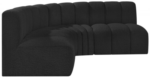 Arc 103" Boucle Fabric Upholstered 4pc. Modular Sectional