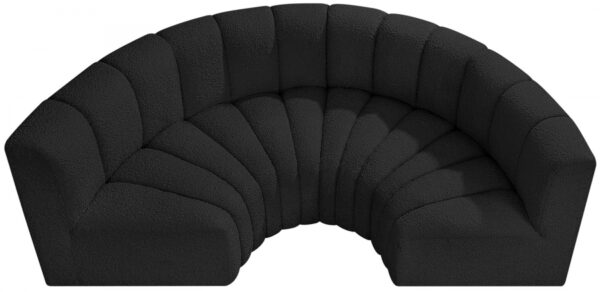 Arc 88" Boucle Fabric Upholstered 4pc. Modular Sectional