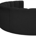 Arc 88" Boucle Fabric Upholstered 4pc. Modular Sectional