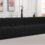 Arc 119" Boucle Fabric Upholstered 4pc. Modular Sectional