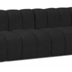 Arc 119" Boucle Fabric Upholstered 4pc. Modular Sectional