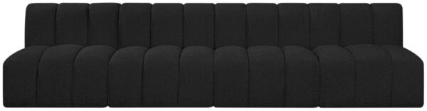 Arc 119" Boucle Fabric Upholstered 4pc. Modular Sectional