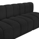 Arc 119" Boucle Fabric Upholstered 4pc. Modular Sectional