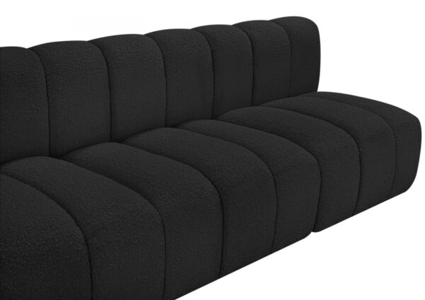 Arc 119" Boucle Fabric Upholstered 4pc. Modular Sectional