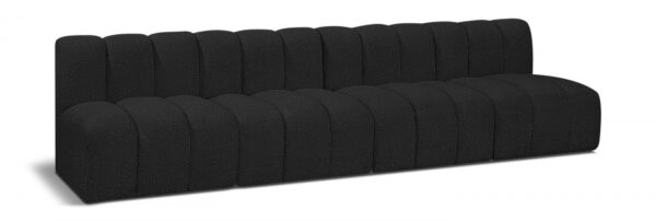 Arc 119" Boucle Fabric Upholstered 4pc. Modular Sectional