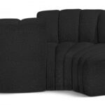Arc 102" Boucle Fabric Upholstered 4pc. Modular Sectional